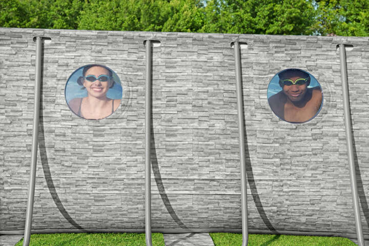 Bestway Power Steel Swim Vista Series Frame Pool Komplett-Set 549 x 274 x 122 cm